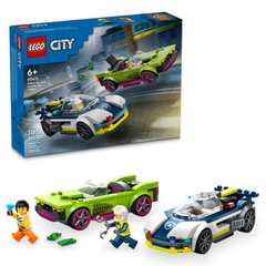 Đồ Chơi Lắp Ráp Lego Xe Cảnh Sát Truy Đuổi Tội Phạm 60415