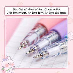 Bút Gel Thiên Long Màu Xanh - Mực Xanh GELB-046