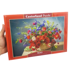 Đồ Chơi Xếp Hình 500 Mảnh Tranh Tĩnh Vật Hoa Anh Túc Castorland B-53506