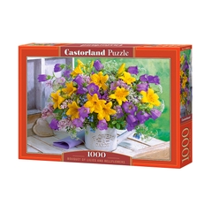 Đồ Chơi Xếp Hình Puzzle 1000 Mảnh Bouquet Of Lilies And Bellflowers Castorland C-104642