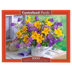 Đồ Chơi Xếp Hình Puzzle 1000 Mảnh Bouquet Of Lilies And Bellflowers Castorland C-104642