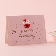 Thiệp Gấp Dán Hình Nổi Happy Birthday