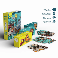 Đồ Chơi Xếp Hình Puzzle Mato - Tiệm Sửa Xe Bá Đạo