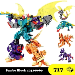 Đồ Chơi Xếp Hình SEMBO BLOCK - Rắn Có Cánh 103266