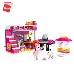 Đồ Chơi Xếp Hình Qman 4101-1,2,3,4,5,6,7,8: Phòng Ngủ Của Những Người Bạn