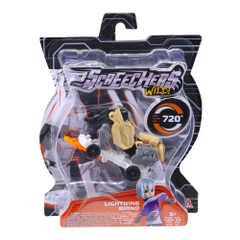Đồ Chơi Xe Biến Hình Tê Giác Sấm Sét Lightning Rhino - Screechers Wild 4 EU685005