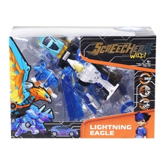 Đồ Chơi Xe Biến Hình Đại Bàng Thần Sấm Lightning Eagle - Screechers Wild 4 EU685301