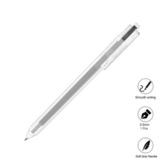 Bút Gel Bấm 0.5mm EG118-BK - Đen 12c/Hộp (Deli)