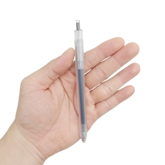 Bút Gel Bấm 0.5mm EG118-BK - Đen 12c/Hộp (Deli)