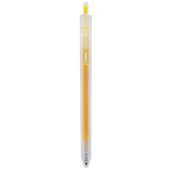 Bút Gel Bấm Deli 0.5mm EG118-YL Màu Vàng