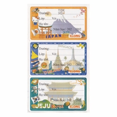 Nhãn Vở K.Long 744 Travel Four Seasons