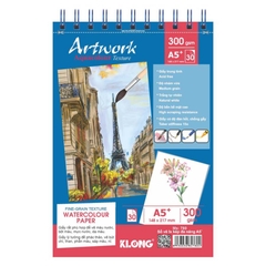Sổ Vẽ Màu Nước A5 K.Long 30 Tờ TP780 300GSM