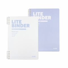 Sổ B5 Lite Binder Dash Line Bìa PP Còng Nhựa 2 Đầu K.Long TB807 120Tr
