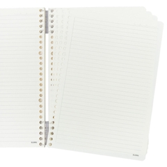 Sổ B5 Lite Binder Dash Line Bìa PP Còng Nhựa 2 Đầu K.Long TB807 120Tr