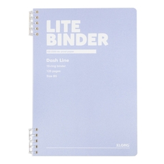 Sổ B5 Lite Binder Dash Line Bìa PP Còng Nhựa 2 Đầu K.Long TB807 120Tr