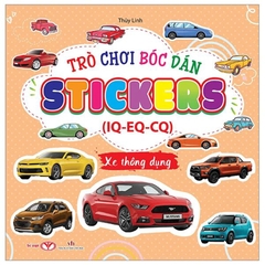 Trò Chơi Bóc Dán Sticker IQ-EQ-CQ - Xe Thông Dụng
