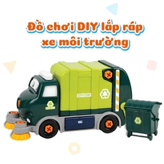 Đồ Chơi Diy Lắp Ráp Xe Môi Trường PAB049