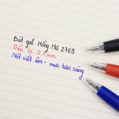 Bút Gel Hồng Hà HH-209 Ngòi 0.7MM (Xanh, Đen, Đỏ) 2769