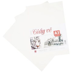 Giấy Vẽ A3 Hồng Hà 100gms 4944 (20T/Tập)