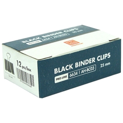 Kẹp Giấy Đen Hồng Hà 25mm AH-BC03 6634