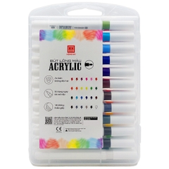 Bút Lông Màu Acrylic 24 Màu 8143 Hồng Hà