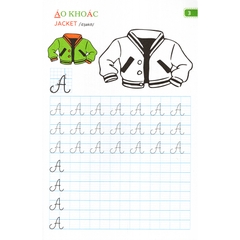 Tập Viết Chữ Đẹp & Tô Màu - Kiểu Chữ Hoa - Khổ Nhỏ