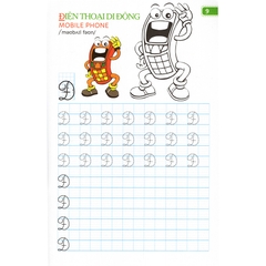 Tập Viết Chữ Đẹp & Tô Màu - Kiểu Chữ Hoa - Khổ Nhỏ