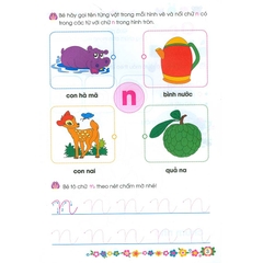 Giúp Bé Vững Bước Vào Lớp 1 - Bé Làm Quen Với Chữ Cái - Quyển 2 (4 - 5 Tuổi)