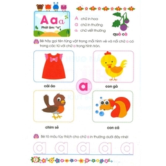 Giúp Bé Vững Bước Vào Lớp 1 - Bé Làm Quen Với Chữ Cái Quyển 1 (5 - 6 Tuổi)