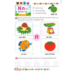 Giúp Bé Vững Bước Vào Lớp 1 - Bé Làm Quen Với Chữ Cái - Quyển 2 (5 - 6 Tuổi)