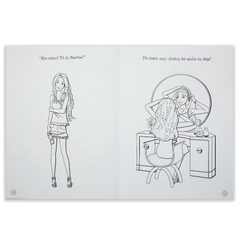Barbie Xinh Đẹp 1 - Sách Tô Màu Có Hình Dán