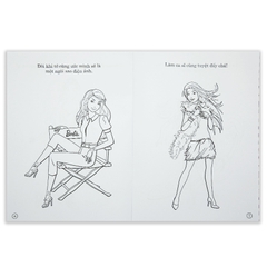 Barbie Xinh Đẹp 1 - Sách Tô Màu Có Hình Dán