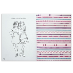 Barbie Xinh Đẹp 1 - Sách Tô Màu Có Hình Dán