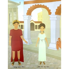 Dán Hình Sáng Tạo Trang Phục Búp Bê - Thời Trang Xưa