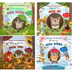 Combo 4 Cuốn Truyện Kể Bốn Mùa - Nhím Con Ham Học Hỏi