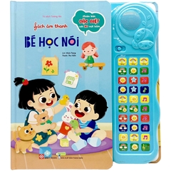 Sách Âm Thanh - Bé Học Nói - Phiên Bản Đặc Biệt Với 30 Nút Bấm