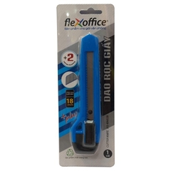 Dao Rọc Giấy Flexoffice 18mm FO-KN02B Nhiều Màu