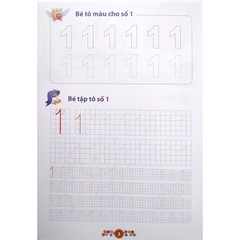 Mai Em Vào Lớp 1 - Vở Tập Tô Chữ Số Dành Cho Bé Từ 4 - 5 Tuổi