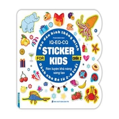 Bóc Dán Hình Thông Minh IQ - EQ - CQ - Sticker For Kids Cuốn 2
