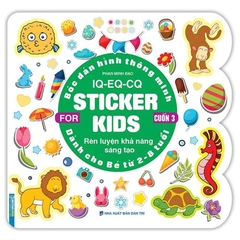 Bóc Dán Hình Thông Minh IQ - EQ - CQ - Sticker For Kids Cuốn 3