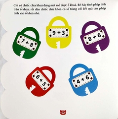 Bóc Dán Hình Thông Minh IQ - EQ - CQ - Sticker For Kids Cuốn 5