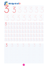 Mai Em Vào Lớp 1 - Vở Tập Tô Chữ Số Dành Cho Bé 5 - 6 Tuổi