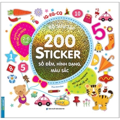 Bộ Sưu Tập 200 Sticker - Số Đếm, Hình Dạng, Màu Sắc