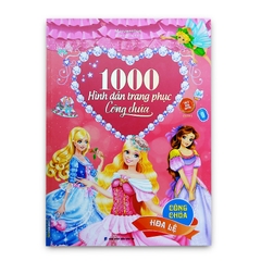 1000 Hình Dán Trang Phục Công Chúa - Công Chúa Hoa Lệ