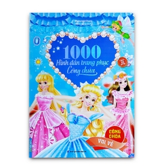 1000 Hình Dán Trang Phục Công Chúa - Công Chúa Vui Vẻ
