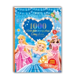 1000 Hình Dán Trang Phục Công Chúa - Công Chúa Vui Vẻ
