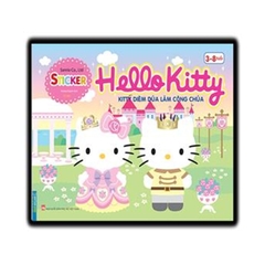 Sticker Hello Kitty - Kitty Diêm Dúa Làm Công Chúa