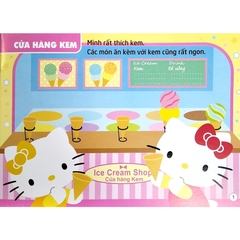 Sticker Hello Kitty - Kitty Diêm Dúa Làm Công Chúa