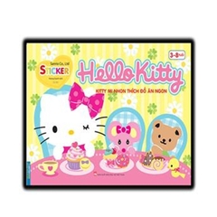 Sticker Hello Kitty - Kitty Mi Nhon Thích Đồ Ăn Ngon