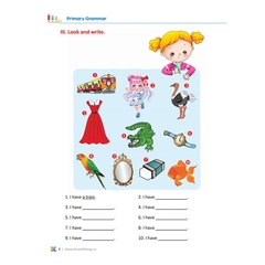 Ngữ Pháp Tiếng Anh Theo Chủ Đề Lớp 3 Tập 1 - Primary Grammar